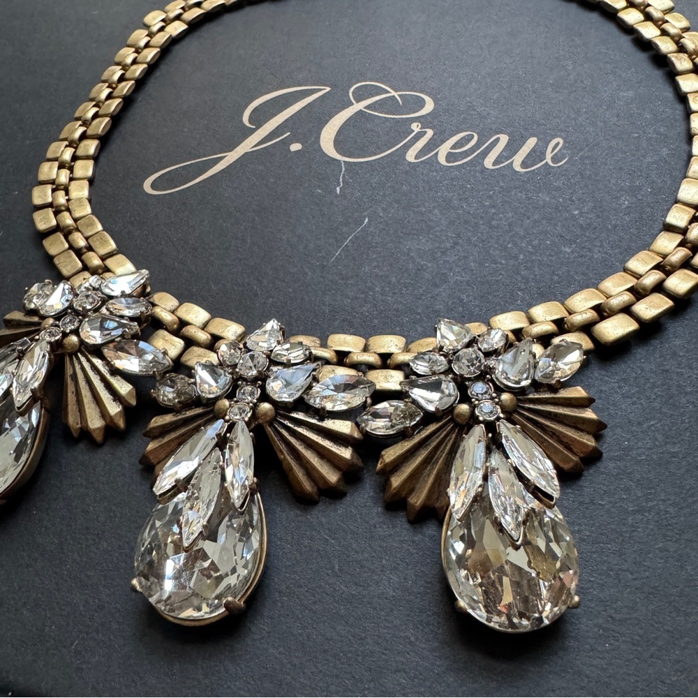 🌱 J. Crew Crystal statement necklace - Picture 5 of 5